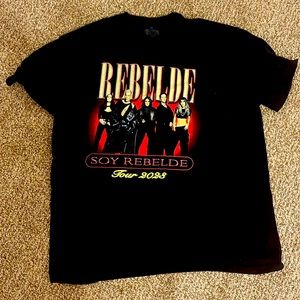 Soy Rebelde Tour Tee 2023 size XL